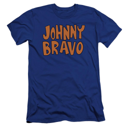 Johnny Bravo Jb Logo Men's Premium Slim Fit T-Shirt Men's Premium Slim Fit T-Shirt Johnny Bravo   