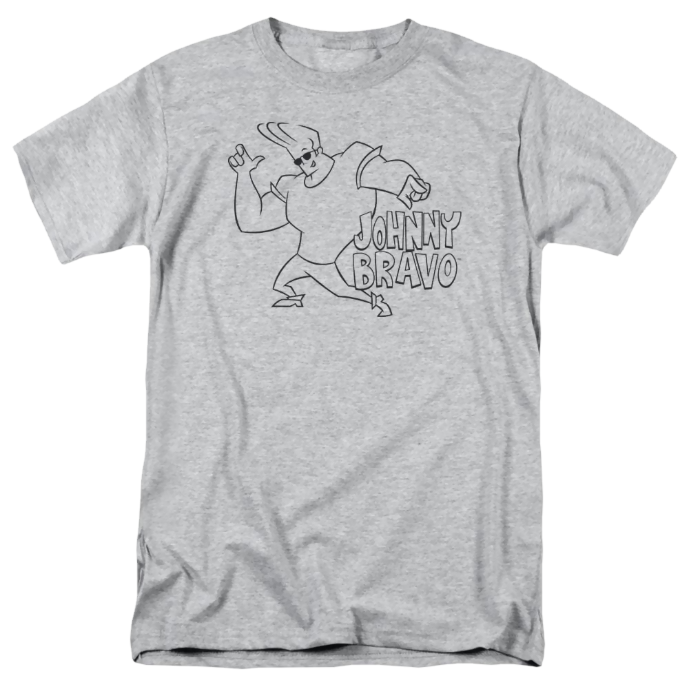 Johnny Bravo Jb Line Art Men's Regular Fit T-Shirt Men's Regular Fit T-Shirt Johnny Bravo   