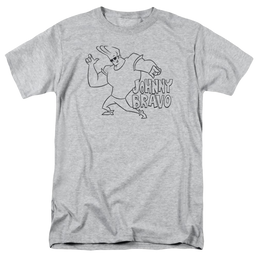 Johnny Bravo Jb Line Art Men's Regular Fit T-Shirt Men's Regular Fit T-Shirt Johnny Bravo   