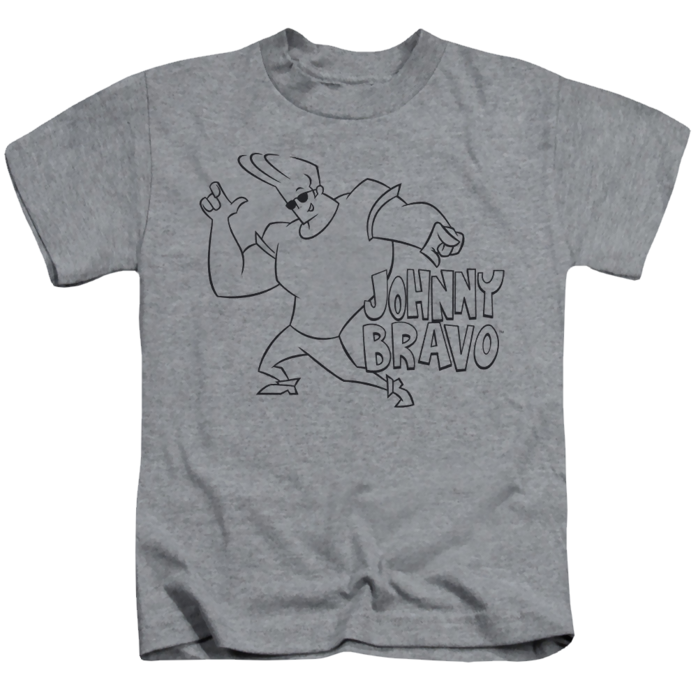 Johnny Bravo Jb Line Art - Kid's T-Shirt Kid's T-Shirt (Ages 4-7) Johnny Bravo   