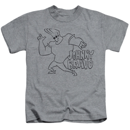 Johnny Bravo Jb Line Art - Kid's T-Shirt Kid's T-Shirt (Ages 4-7) Johnny Bravo   