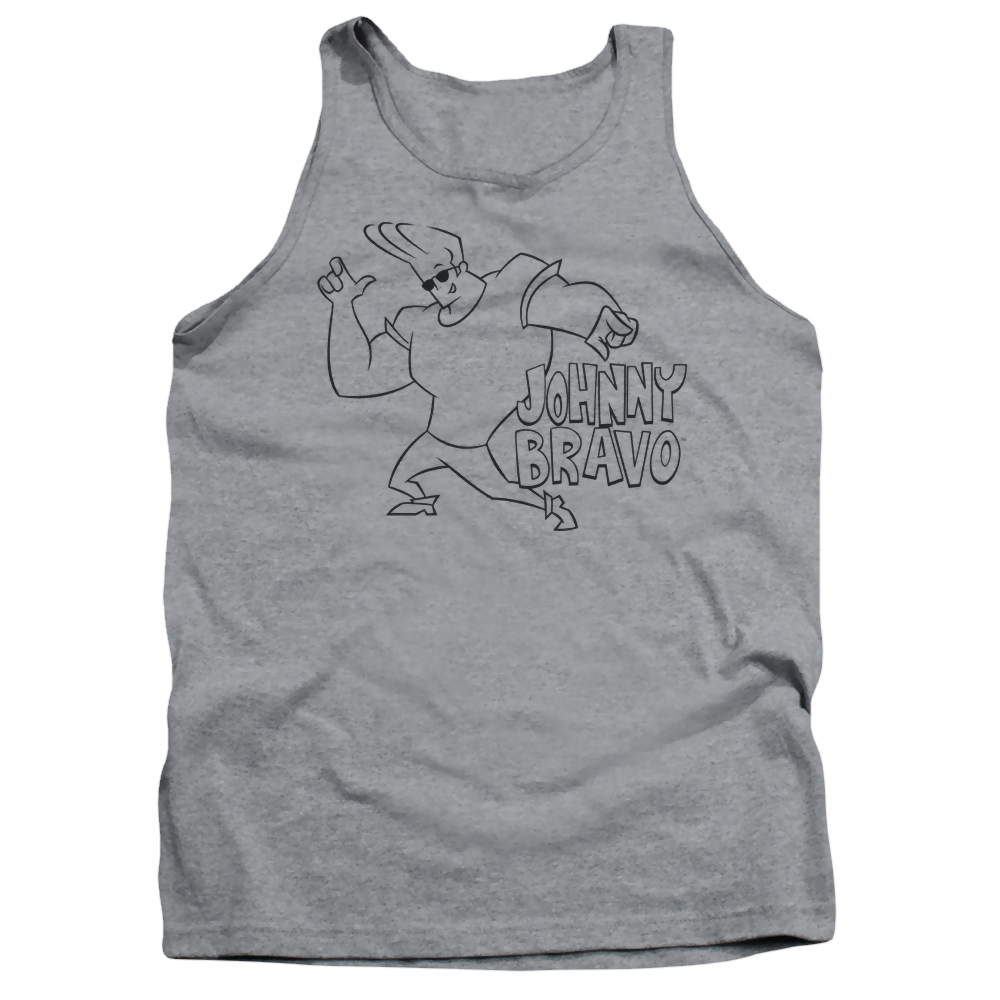 Johnny Bravo Jb Line Art Men's Tank Men's Tank Johnny Bravo   