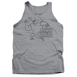 Johnny Bravo Jb Line Art Men's Tank Men's Tank Johnny Bravo   