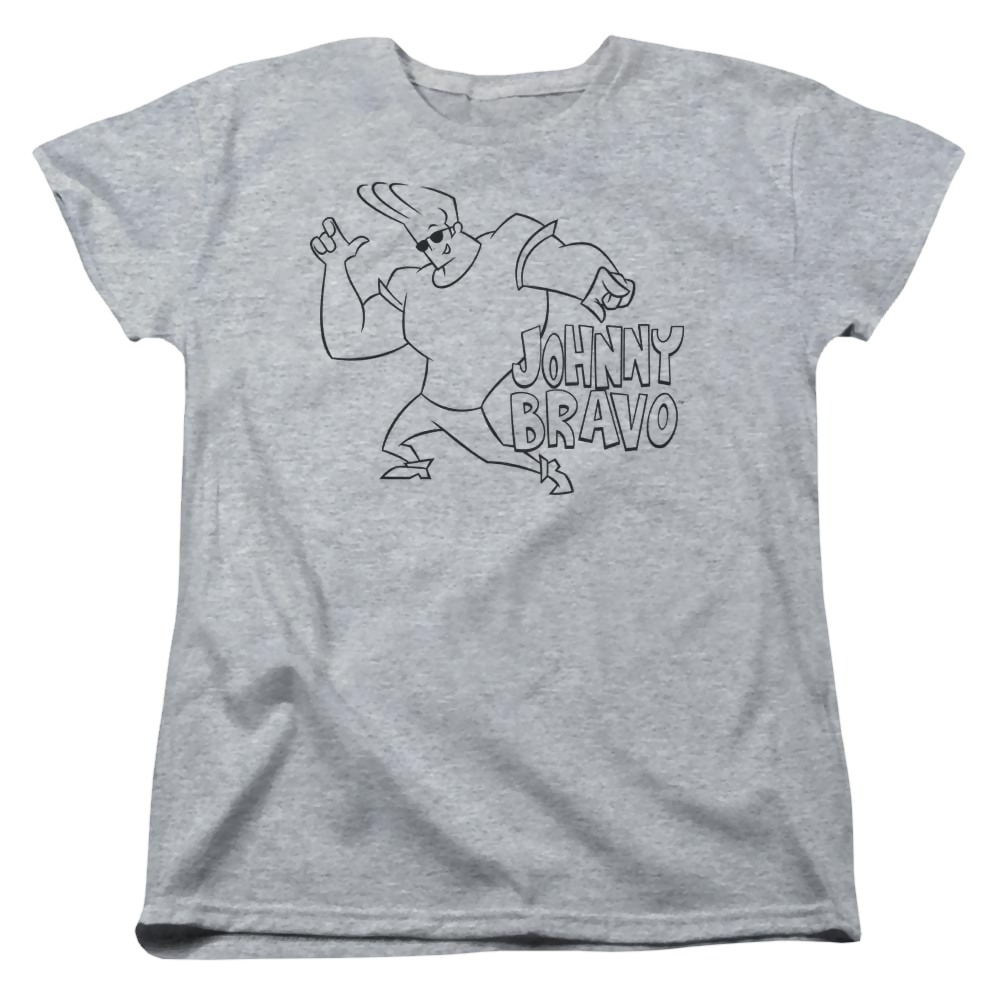Johnny Bravo Jb Line Art Women's T-Shirt Women's T-Shirt Johnny Bravo   