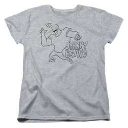 Johnny Bravo Jb Line Art Women's T-Shirt Women's T-Shirt Johnny Bravo   
