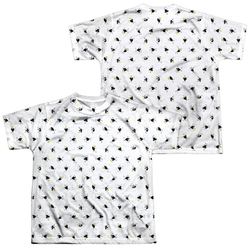 Johnny Bravo Bravo All Over youth all-over print t-shirt for ages 8 to 12