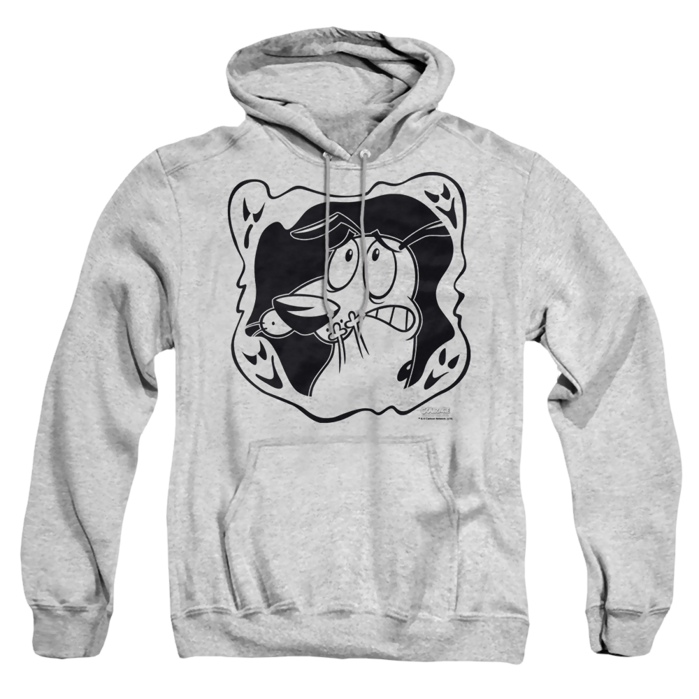 Courage the Cowardly Dog Ghost Frame - Pullover Hoodie Pullover Hoodie Courage the Cowardly Dog   