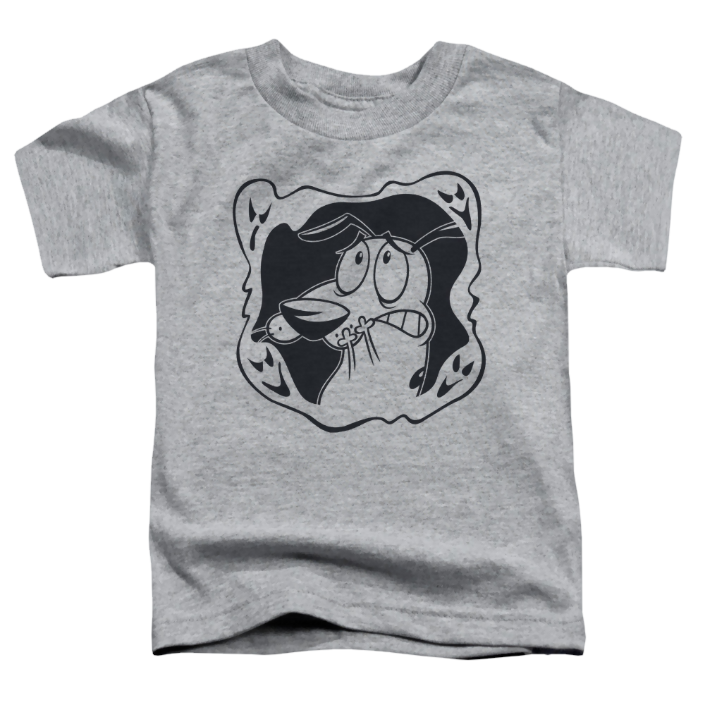 Courage the Cowardly Dog Ghost Frame - Kid's T-Shirt Kid's T-Shirt (Ages 4-7) Courage the Cowardly Dog   