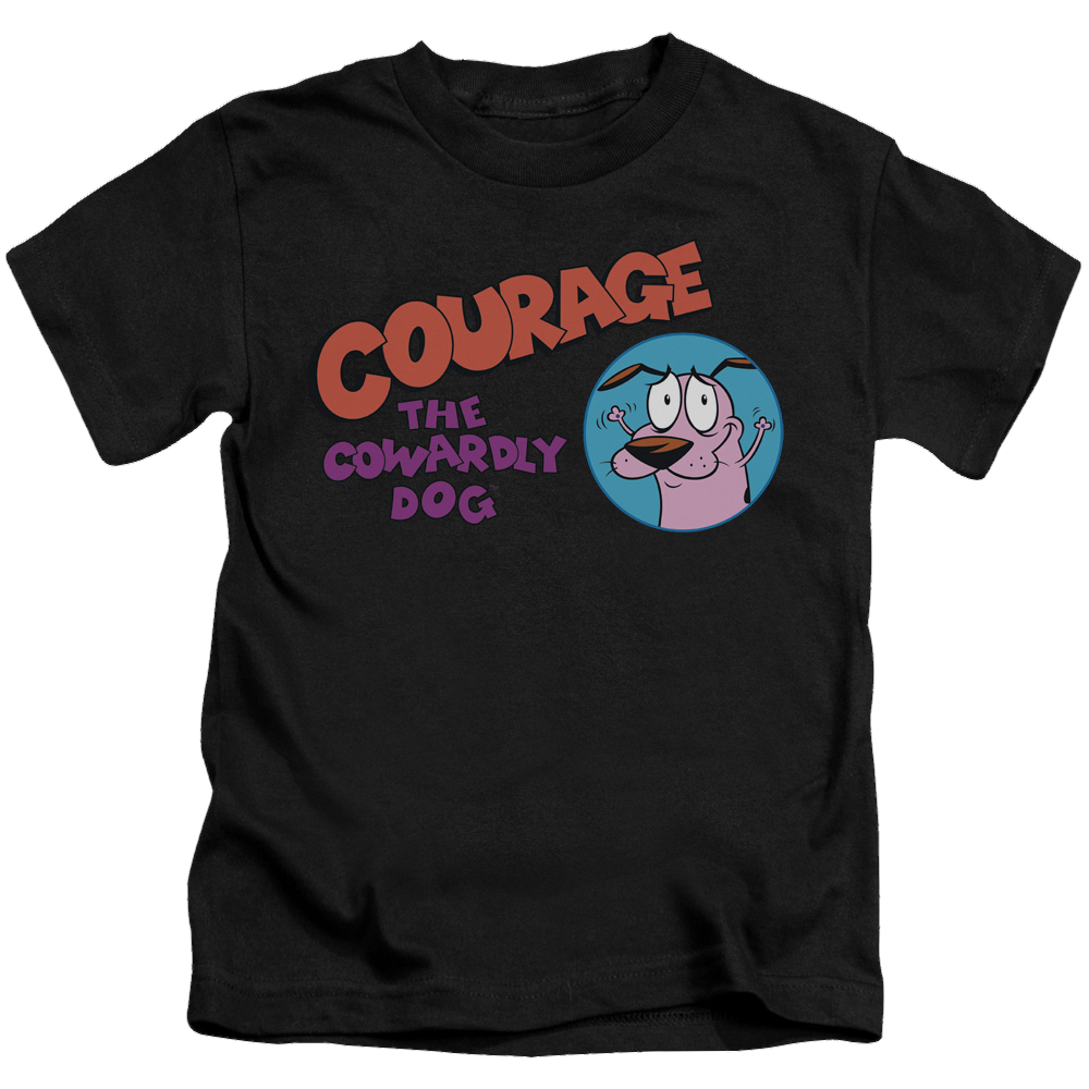 Courage the Cowardly Dog Courage Logo - Kid's T-Shirt Kid's T-Shirt (Ages 4-7) Courage the Cowardly Dog   