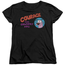 Courage The Cowardly Dog Courage Logo - Women's T-Shirt Women's T-Shirt Courage the Cowardly Dog   