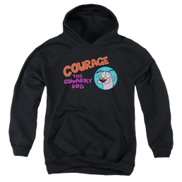Courage the Cowardly Dog Courage Logo - Youth Hoodie Youth Hoodie (Ages 8-12) Courage the Cowardly Dog   