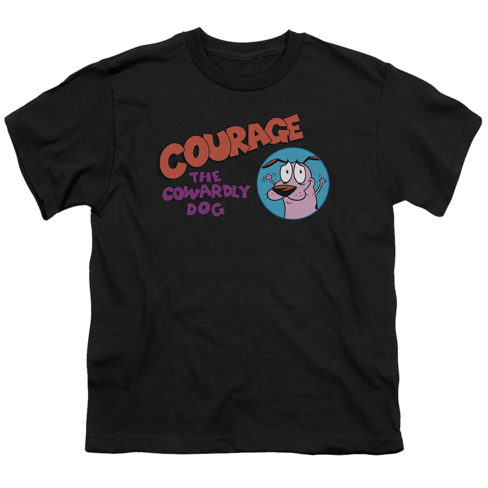 Courage the Cowardly Dog Courage Logo - Youth T-Shirt Youth T-Shirt (Ages 8-12) Courage the Cowardly Dog   