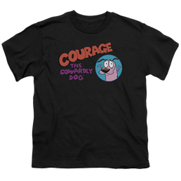 Courage the Cowardly Dog Courage Logo - Youth T-Shirt Youth T-Shirt (Ages 8-12) Courage the Cowardly Dog   