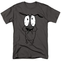 Courage The Cowardly Dog Scared - Men's Regular Fit T-Shirt Men's Regular Fit T-Shirt Courage the Cowardly Dog   