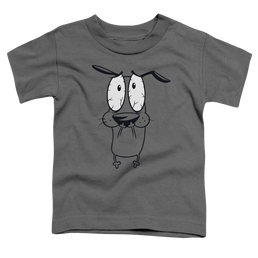 Courage the Cowardly Dog Scared - Toddler T-Shirt Toddler T-Shirt Courage the Cowardly Dog   