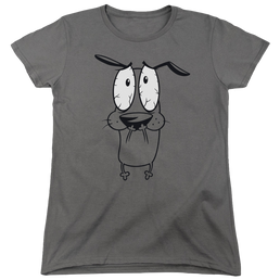 Courage The Cowardly Dog Scared - Women's T-Shirt Women's T-Shirt Courage the Cowardly Dog   