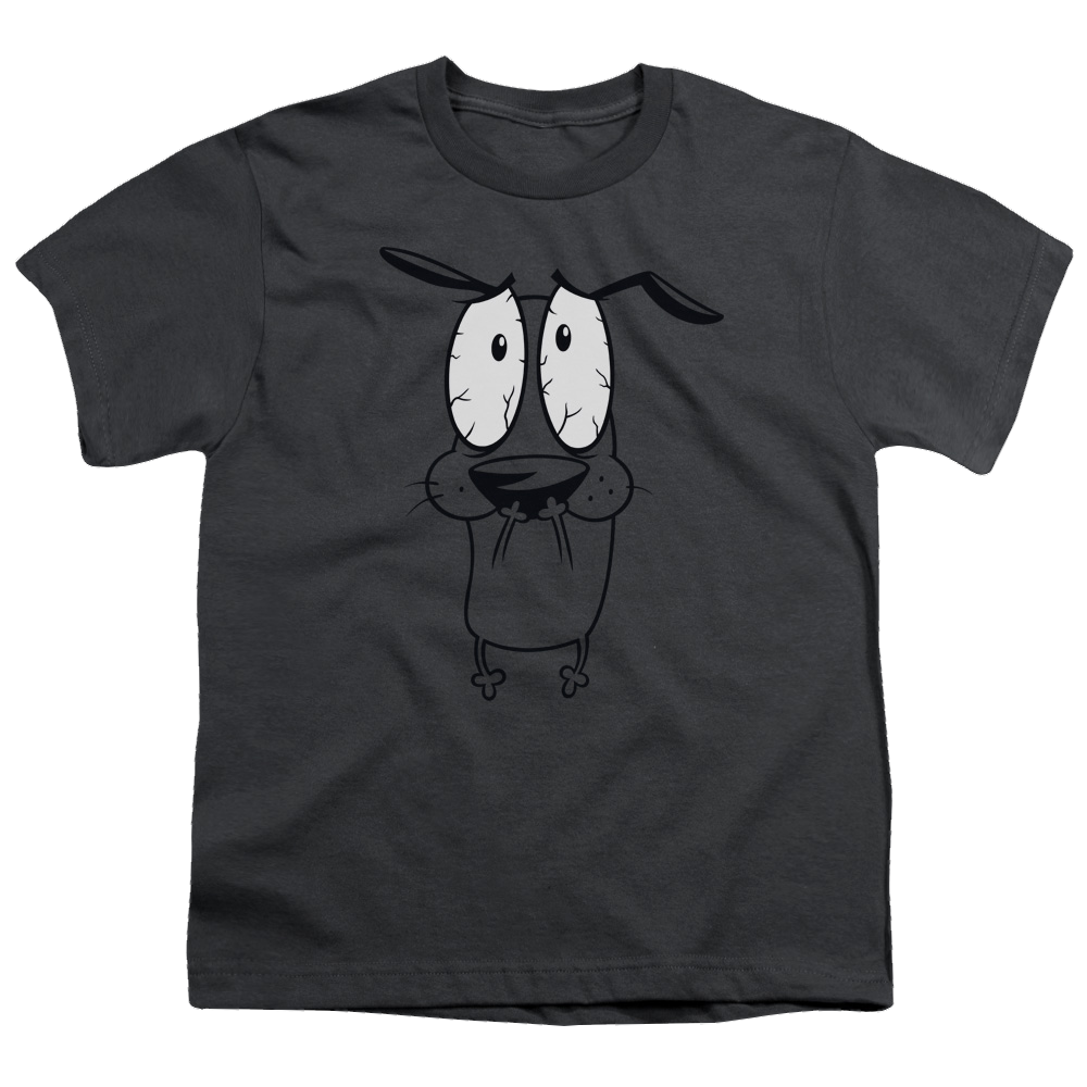 Courage the Cowardly Dog Scared - Youth T-Shirt Youth T-Shirt (Ages 8-12) Courage the Cowardly Dog   