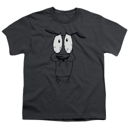 Courage the Cowardly Dog Scared - Youth T-Shirt Youth T-Shirt (Ages 8-12) Courage the Cowardly Dog   