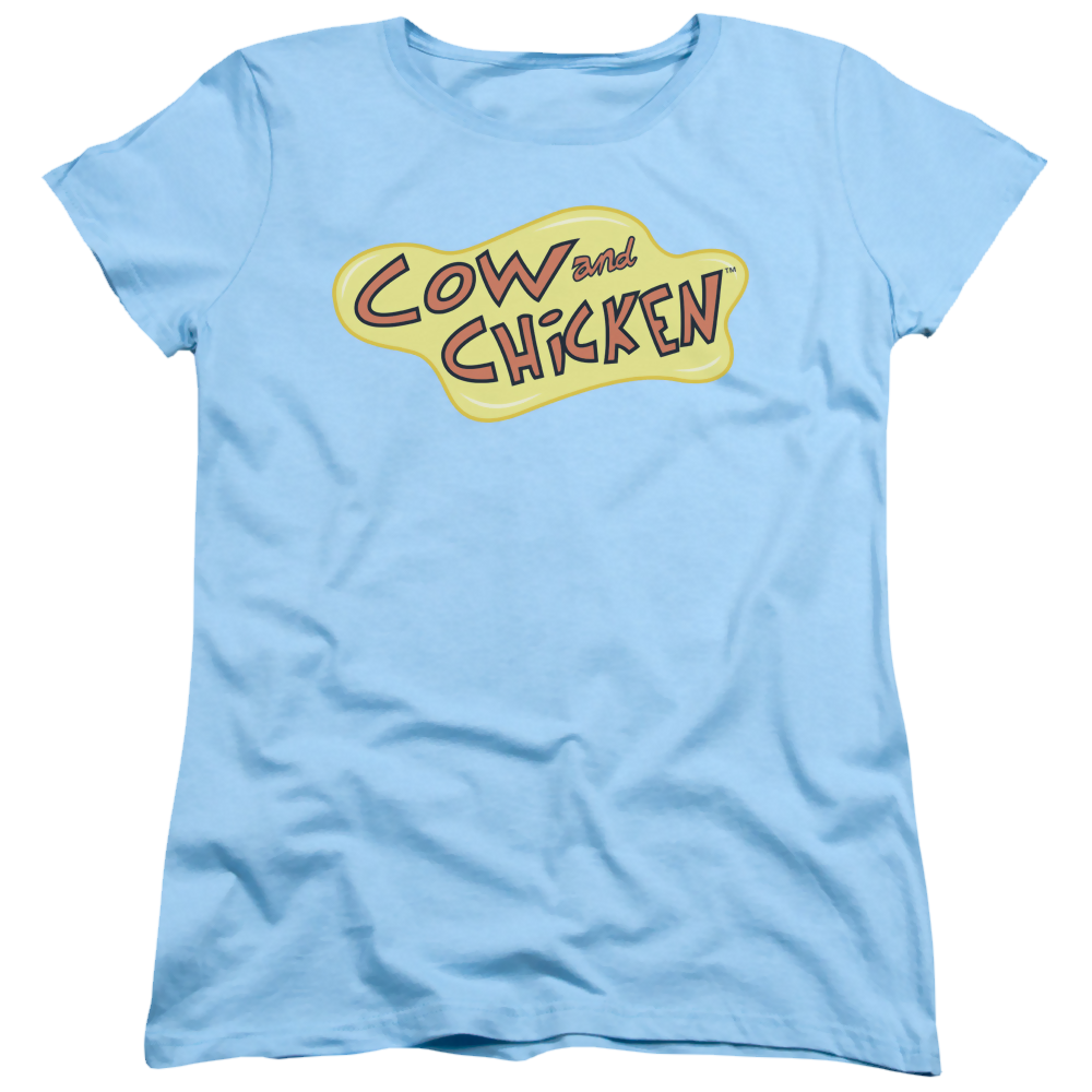 Cow and Chicken Cow Chicken Logo - Women's T-Shirt Women's T-Shirt Cow and Chicken   