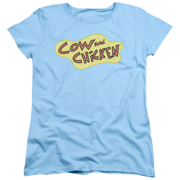 Cow and Chicken Cow Chicken Logo - Women's T-Shirt Women's T-Shirt Cow and Chicken   