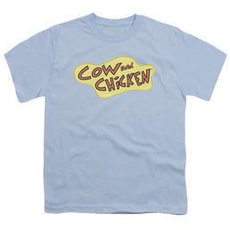 Cow & Chicken Cow Chicken Logo - Youth T-Shirt Youth T-Shirt (Ages 8-12) Cow and Chicken   