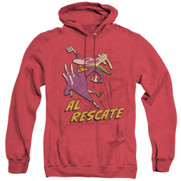 Cow & Chicken Al Rescate - Heather Pullover Hoodie Heather Pullover Hoodie Cow and Chicken   