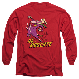 Cow and Chicken Al Rescate - Men's Long Sleeve T-Shirt Men's Long Sleeve T-Shirt Cow and Chicken   