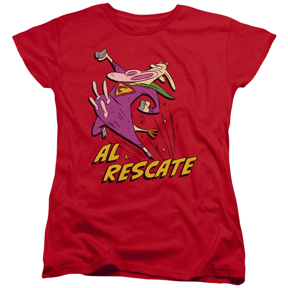Cow and Chicken Al Rescate - Women's T-Shirt Women's T-Shirt Cow and Chicken   
