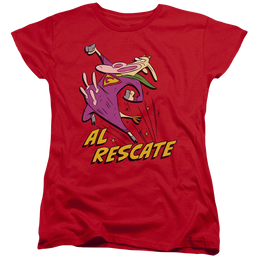 Cow and Chicken Al Rescate - Women's T-Shirt Women's T-Shirt Cow and Chicken   