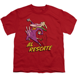 Cow & Chicken Al Rescate - Youth T-Shirt Youth T-Shirt (Ages 8-12) Cow and Chicken   