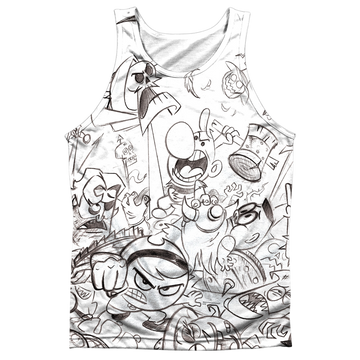 The Grim Adventures of Billy & Mandy Brawl men's all-over print tank