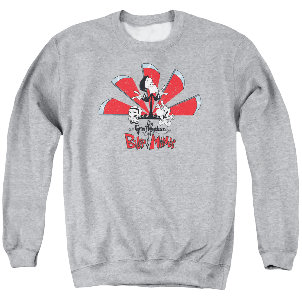 Grim Adventures of Billy & Mandy, Grim Adventures - Men's Crewneck Men's Crewneck Sweatshirt The Grim Adventures of Billy & Mandy   