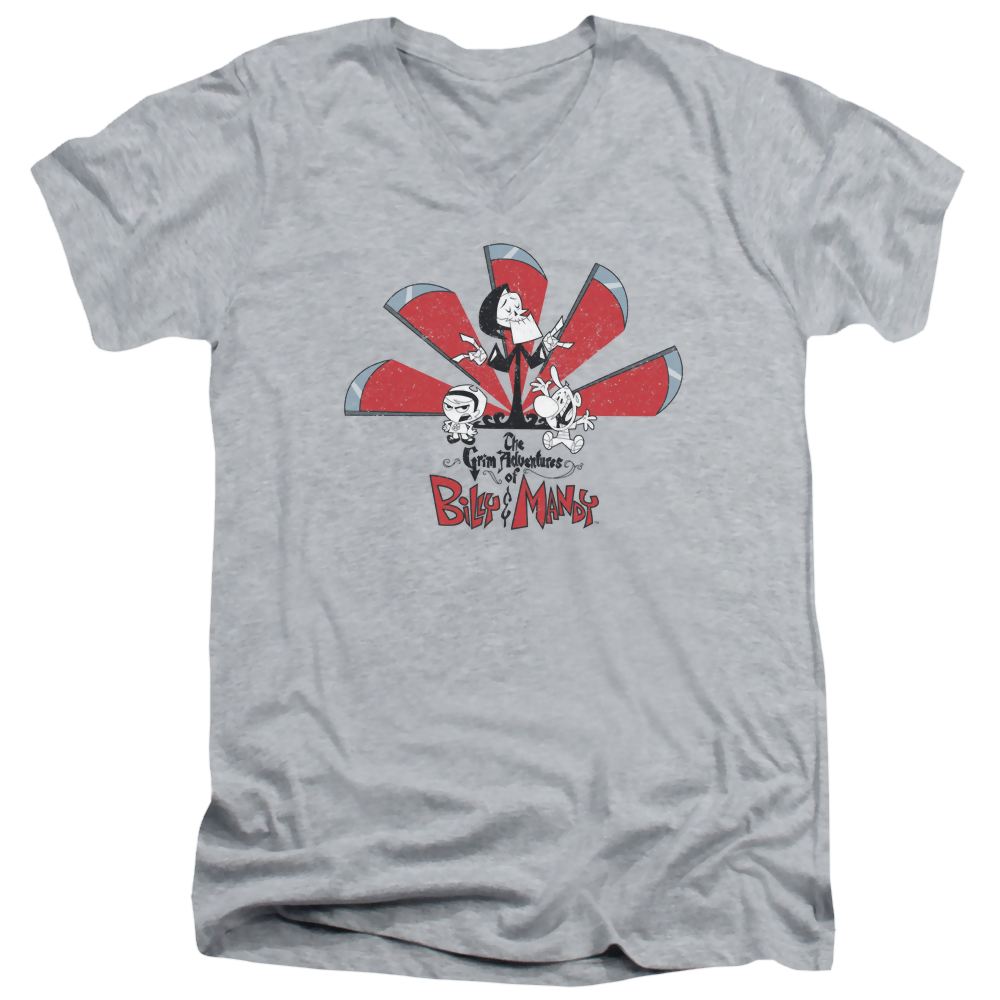 Grim Adventures of Billy & Mandy, The Grim Adventures - Men's V-Neck T-Shirt Men's V-Neck T-Shirt The Grim Adventures of Billy & Mandy   