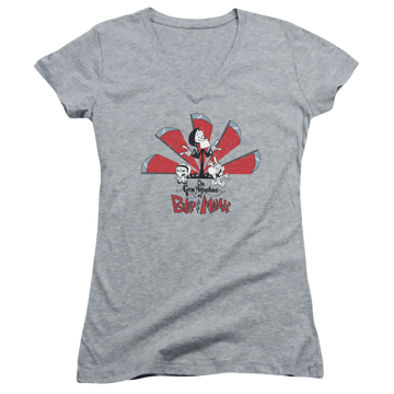 Grim Adventures of Billy & Mandy, The Grim Adventures - Juniors V-Neck T-Shirt Juniors V-Neck T-Shirt The Grim Adventures of Billy & Mandy   