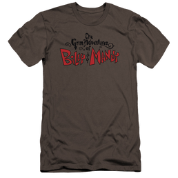 Grim Adventures of Billy & Mandy, The Grim  Logo - Men's Premium Slim Fit T-Shirt Men's Premium Slim Fit T-Shirt The Grim Adventures of Billy & Mandy   