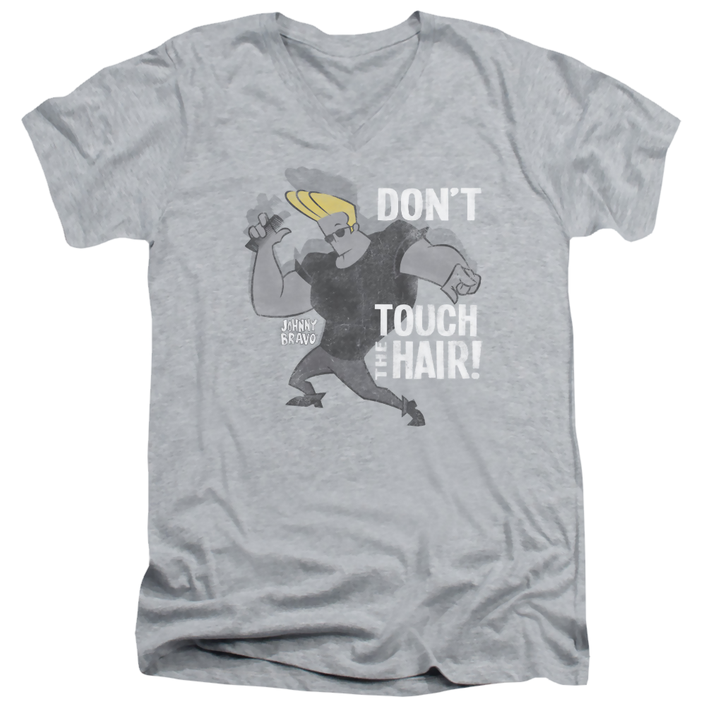 Johnny Bravo Hair Men's V-Neck T-Shirt Men's V-Neck T-Shirt Johnny Bravo   