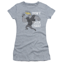 Johnny Bravo Hair Juniors T-Shirt Juniors T-Shirt Johnny Bravo   