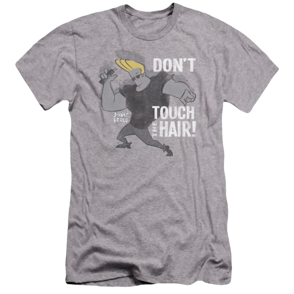 Johnny Bravo Hair Men's Premium Slim Fit T-Shirt Men's Premium Slim Fit T-Shirt Johnny Bravo   