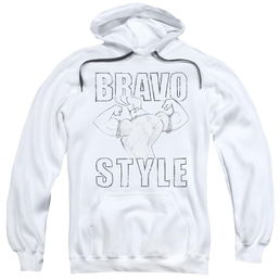 Johnny Bravo Bravo Style Pullover Hoodie Pullover Hoodie Johnny Bravo   