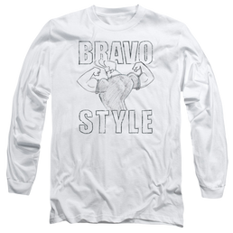 Johnny Bravo Bravo Style Men's Long Sleeve T-Shirt Men's Long Sleeve T-Shirt Johnny Bravo   