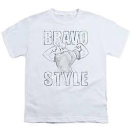 Johnny Bravo Bravo Style - Youth T-Shirt Youth T-Shirt (Ages 8-12) Johnny Bravo   