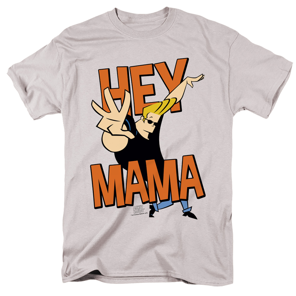 Johnny Bravo HEY MAMA - Men's Regular Fit T-Shirt Men's Regular Fit T-Shirt Johnny Bravo   