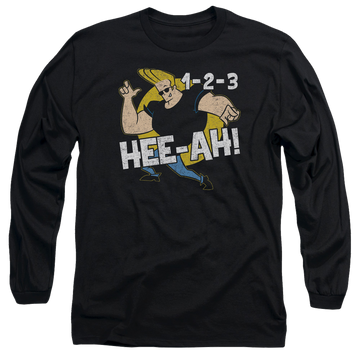 Johnny Bravo 123 Men's Long Sleeve T-Shirt Men's Long Sleeve T-Shirt Johnny Bravo   