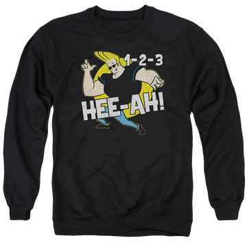 Johnny Bravo 123 Men's Crewneck Sweatshirt Men's Crewneck Sweatshirt Johnny Bravo   