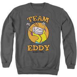 Ed, Edd n Eddy Team Eddy - Men's Crewneck Sweatshirt Men's Crewneck Sweatshirt Ed, Edd n Eddy   