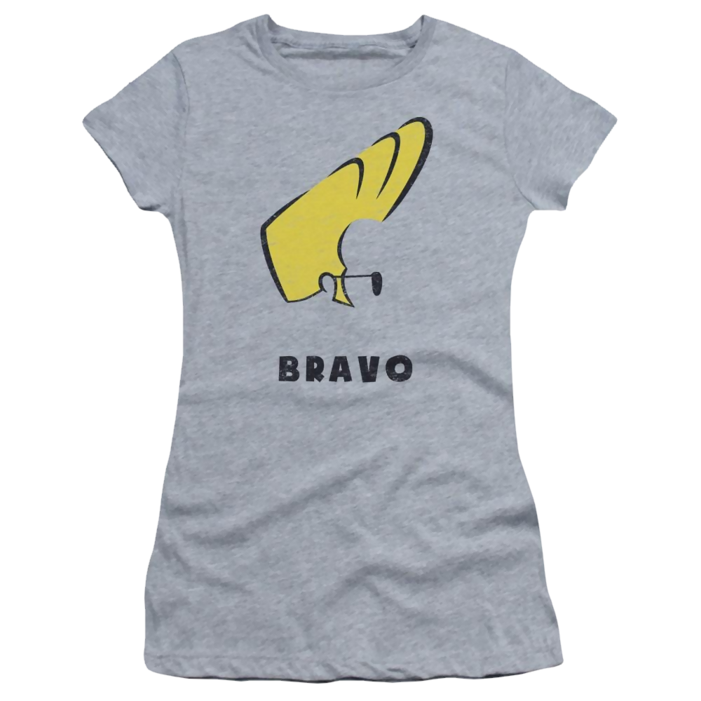 Johnny Bravo Johnny Hair Juniors T-Shirt Juniors T-Shirt Johnny Bravo   