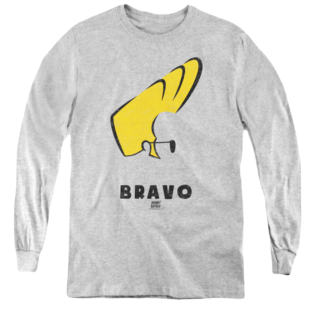 Johnny Bravo Johnny Hair - Youth Long Sleeve T-Shirt Youth Long Sleeve T-Shirt Johnny Bravo   