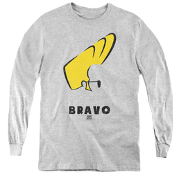 Johnny Bravo Johnny Hair - Youth Long Sleeve T-Shirt Youth Long Sleeve T-Shirt Johnny Bravo   
