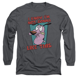 Courage The Cowardly Dog Not Gonna Like - Men's Long Sleeve T-Shirt Men's Long Sleeve T-Shirt Courage the Cowardly Dog   