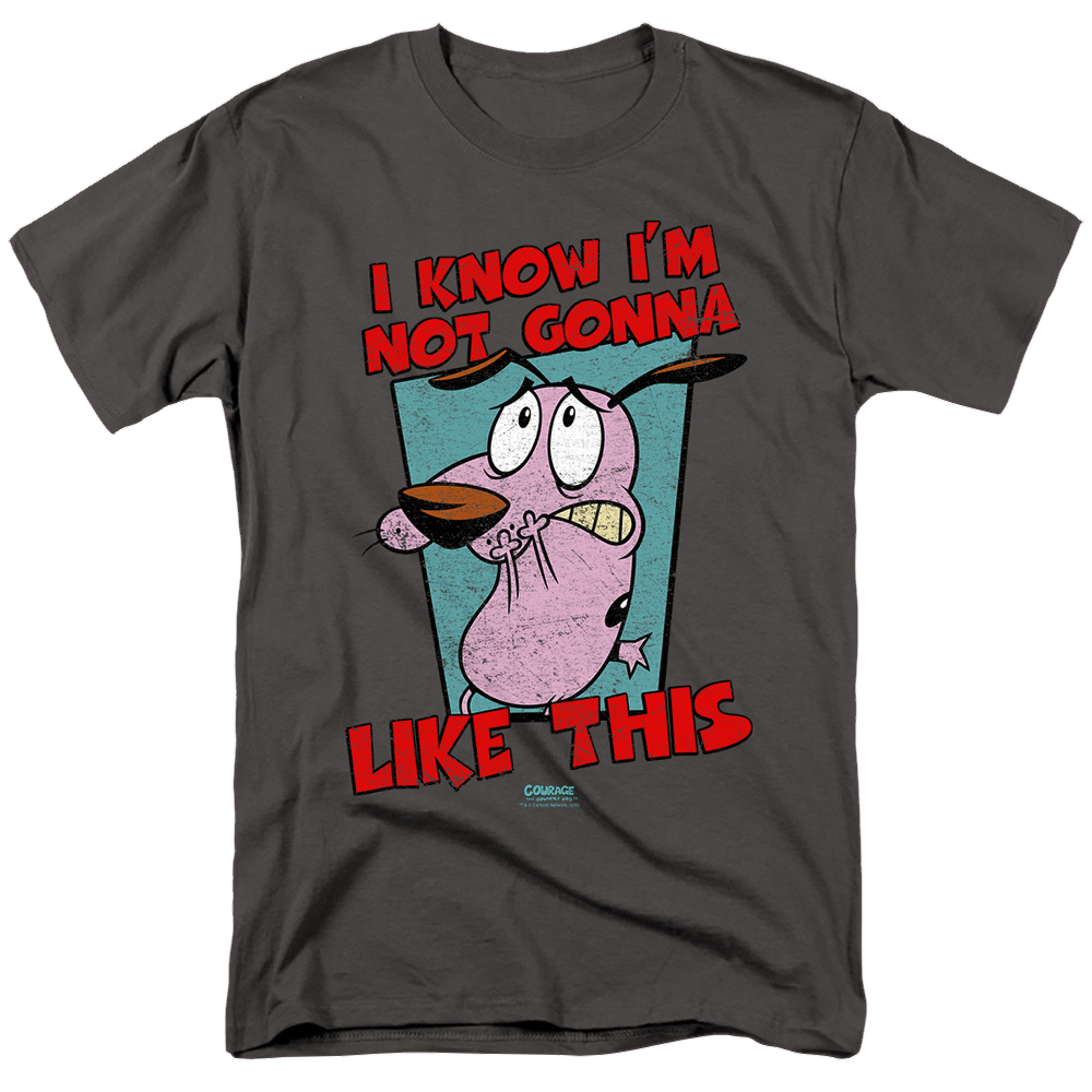 Courage The Cowardly Dog Not Gonna Like - Men's Regular Fit T-Shirt Men's Regular Fit T-Shirt Courage the Cowardly Dog   